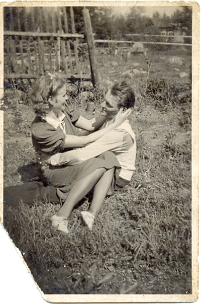 Helvi Nenonen and Aarne Rautio, 1942